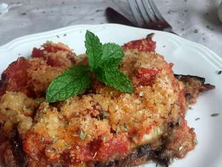 Aubergines parmigiana allégées en 30 minutes { Ig bas, paleo, sans gluten}