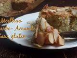 Moelleux Amande- Rhubarbe { sans gluten}