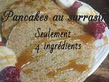 Pancakes au sarrasin {seulement 4 ingrédients, vegan et sans gluten}