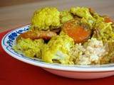 Curry de chou-fleur (Vegan)