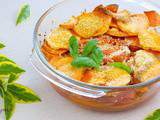 Gratin de patates douces et tomates (vegan)
