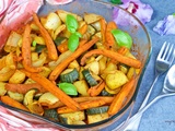 Légumes rôtis aux épices Tandoori vegan