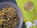 Poêlée de graines de sarrasin aux champignons (vegan)