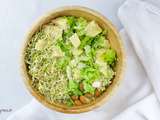 Salade de boulgour saveur asiatique vegan