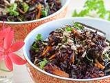 Salade de riz noir (vegan)
