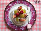 Pavlova aux figues et aux raisins (sans lactose) - Nathy's Folies