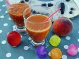 Smoothie abricot pêche