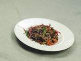 Salade de Riz Sauvage aux Légumes et Vinaigrette Miso