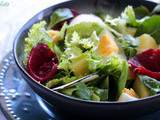 Salade de radis noir & betterave rouge