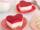 « Cheesecake » rose et framboise {Saint Valentin}