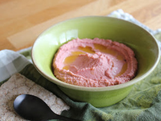 Houmous à la betterave
