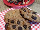Cookies à l’avoine- pépites caramel et cholcolat (Vegan)