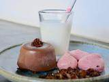 Émulsion Choco-Rhubarbe et son granola craquant (sans lactose- Ig faible) | PommeCassis