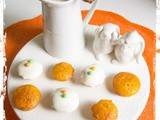 Mini carrot cakes aux écorces d'orange confites -Foodista challenge #6