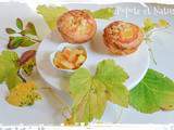 Muffins au bon goût de fruits d'automne caramélisés