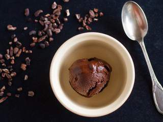 Sorbet cacao au goût corsé