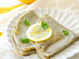 Crêpes au citron et graines de pavot (faciles et rapides)