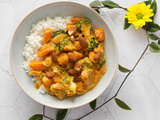 Curry de courge butternut au lait de coco