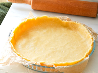 Pâte à tarte brisée (rapide et sans beurre)
