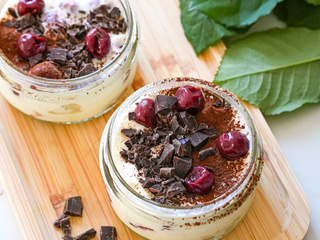 Tiramisu Cerise & Chocolat (façon Forêt Noire)