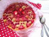 Moelleux renversé au sarrasin et fruits rouges du jardin