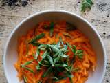Salade fraîche de carottes & criste marine