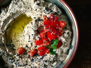 Baba ganoush (caviar d'aubergine libanais)
