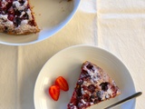 Fondant à l'amande et aux fruits rouges