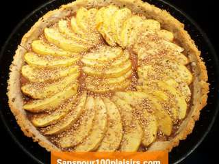 Tarte aux Pommes-Coco, sans gluten, sans lait, sans œuf (glo)