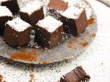 ►  Christmas fudge  au chocolat noir, orange & cannelle