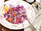 ► Salade de choux vitaminée à l'orange et au sésame noir