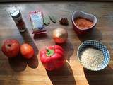 Lentilles corail, tomate & poivron (vidéo) / Red lentils, tomato & bell pepper (video)