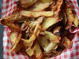 Chips d’épluchures de pommes de terre au four