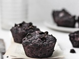 Muffins au chocolat et aux betteraves vegan