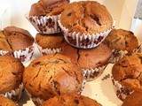 Muffins vanille éclats de cacao cru