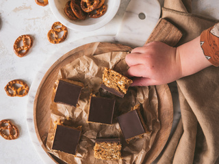Biscuits au beurre de cacahuète et chocolat