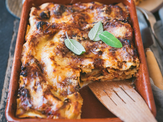 Lasagnes à la bolo végétarienne {recette maison}