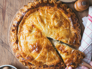 Tourte de l’Isère aux pommes de terre et saint-marcellin