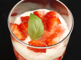Verrine mascarpone fraise. Une recette de Mara des bois pour un dessert léger après un repas lourd