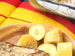 Aubergines au four au lait de coco à la jamaïcaine