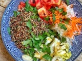 Mois detox vegan pour bien commencer 2022 : Salade de quinoa