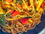 Spaghetti d’Estate aux tomates et courgettes
