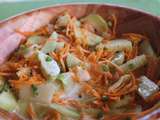 Salade crue, façon tahitienne à l’aubergine et au lait de coco (vegan)