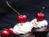 Cupcakes façon forêt noire {vegan}